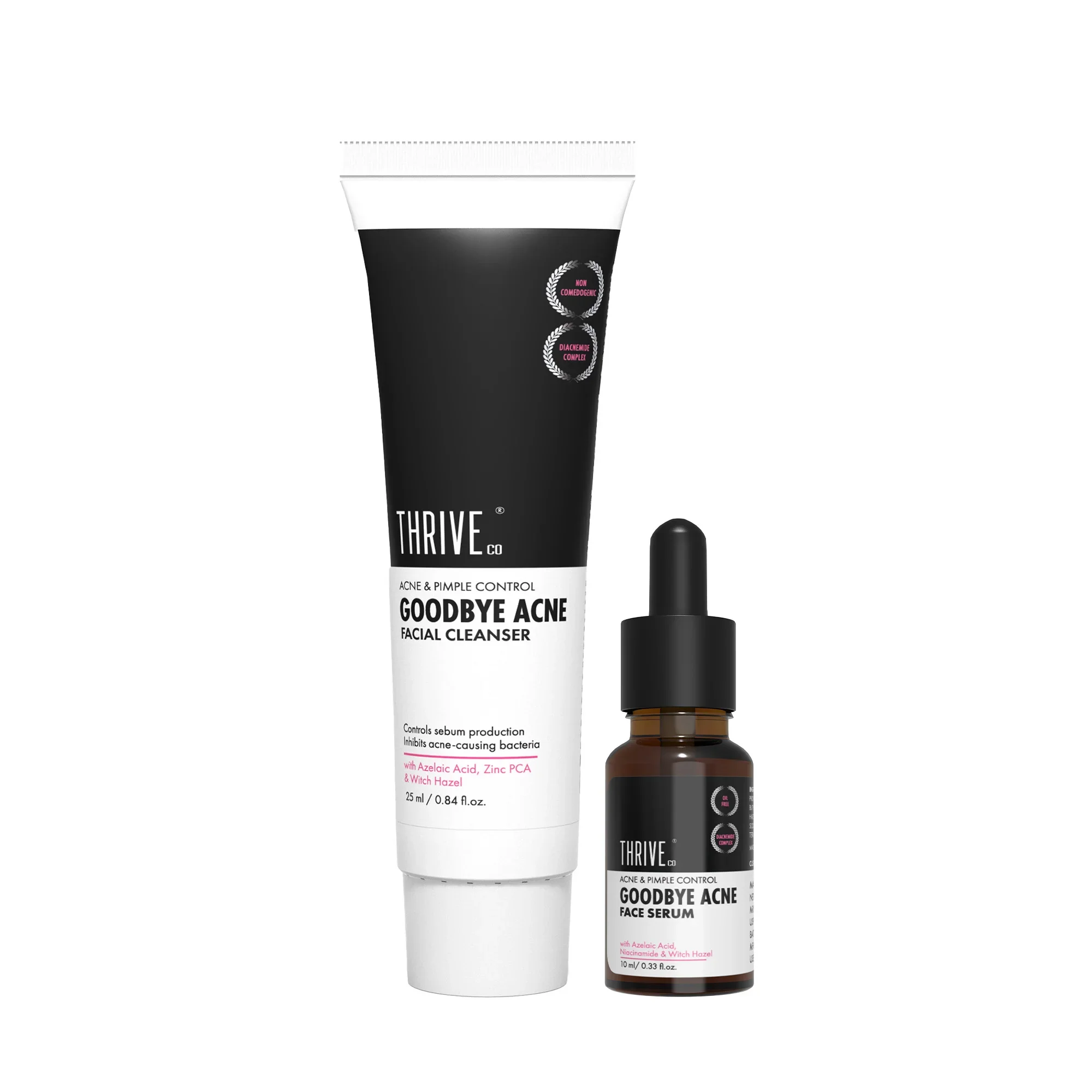 Goodbye Acne Cleanser (25ml) + ThriveCo Goodbye Acne Serum (10ml) - Image 2