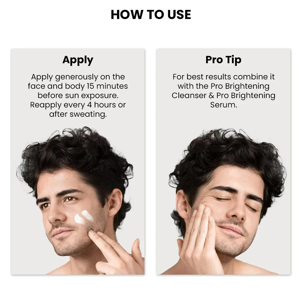 Sunscreen for Men SPF 50+ Brightening Pro PA++++ - Image 8